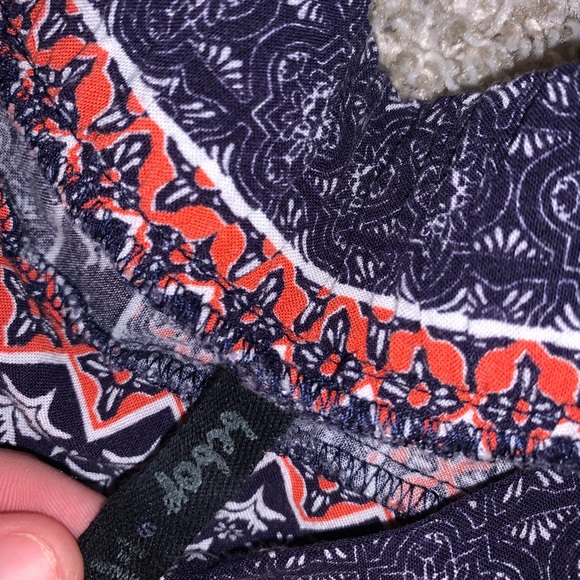 bebop blue & red capri pants size S - Picture 6 of 7